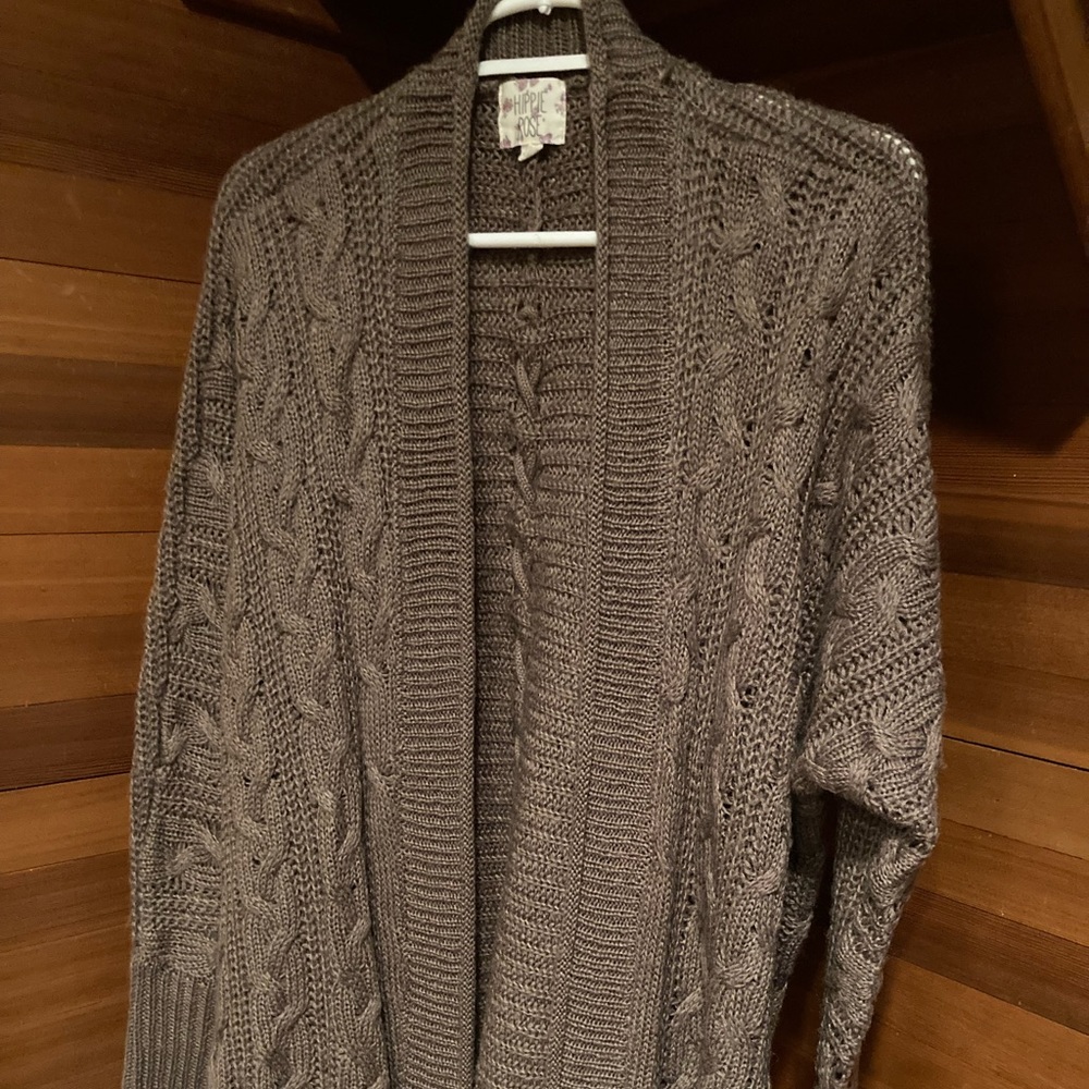 COZY BROWN CARDIGAN…